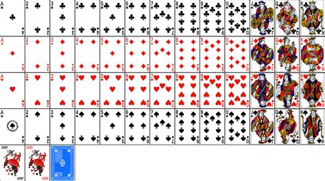 52 cards include jokers|Standard 52.